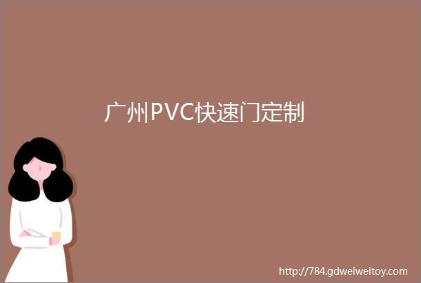 广州PVC快速门定制